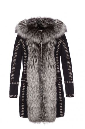 Parka with fox fur finish, zdjęcie 1 Parka with fox fur finish od Philipp Plein